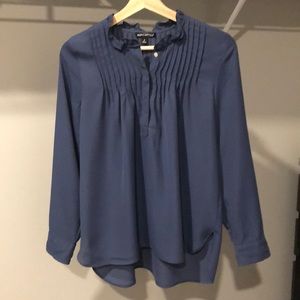 Women’s J. Crew Blue Blouse Size Small (4)